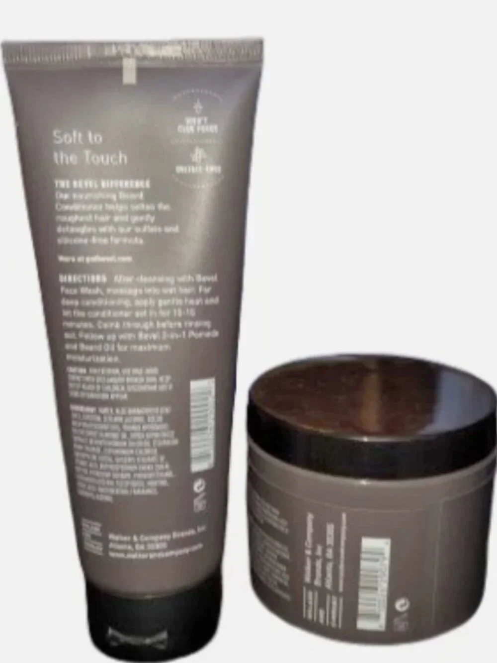 Bevel Hair Beard Conditioner 4 fl oz & 2 in 1 Pomade 3.4 fl oz Bundle New